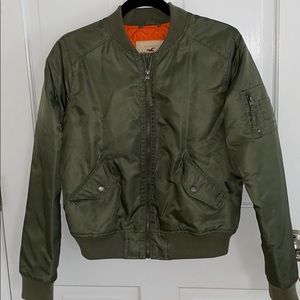 Olive Bomber Jacket (M)